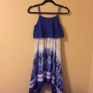 Girls Emily West Blue Dress